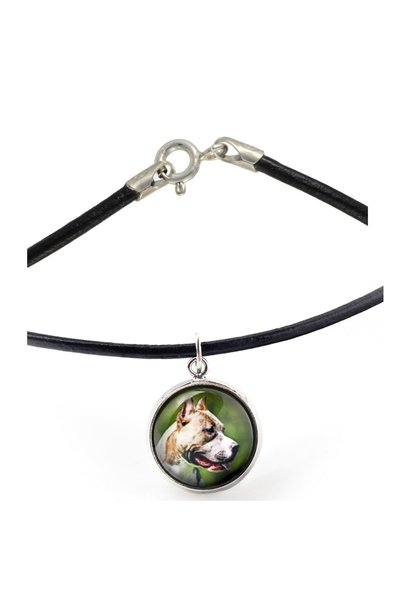 Art - Dog Colier Art-Dog American Pit Bull Terrier cu fotografie de câine