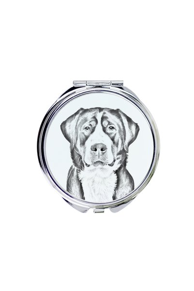 Art - Dog Art-Dog Oglindă de buzunar cu câine elvețian de munte, cu imprimeu ...
