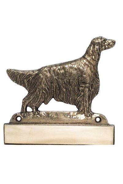 Art - Dog Placă de ușă din alamă Art-Dog English Setter cu gravură inclusă - ...