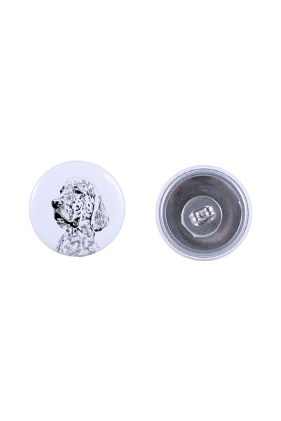 Art - Dog Cercei rotunzi Art-Dog cu Setter Englez și imagine de câine - Metal...
