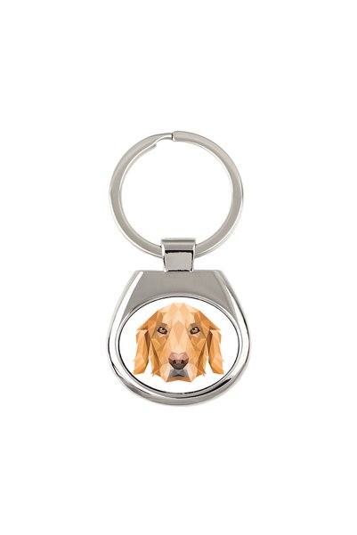 Art - Dog Breloc Art-Dog Golden Retriever cu design geometric de câine - Brel...