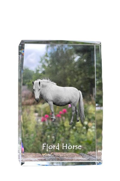 Art - Dog Art-Dog Cristal Mare cu Margini Decorative, Cal de Fjord Norvegian ...