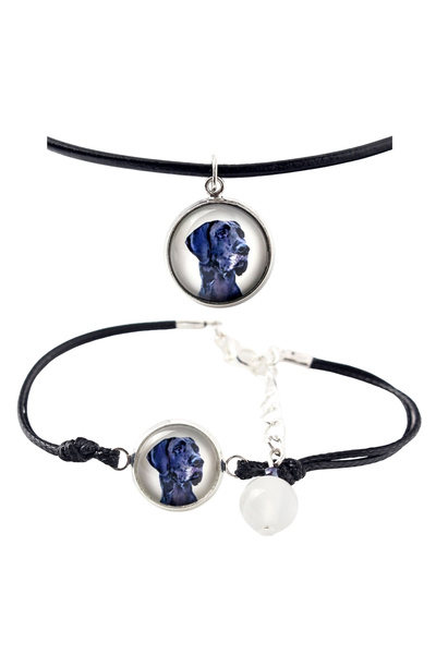 Art - Dog Set colier și brățară Art-Dog cu Dachshund și fotografie cu câine