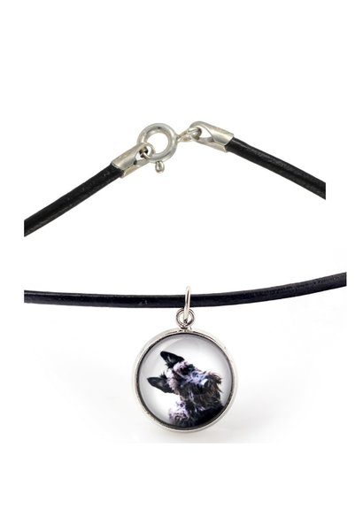 Art - Dog Colier Art-Dog Scottish Terrier cu fotografie de câine