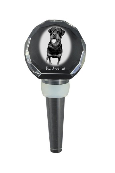 Art - Dog Dop de sticlă din cristal Art-Dog Rottweiler cu gravură de câine