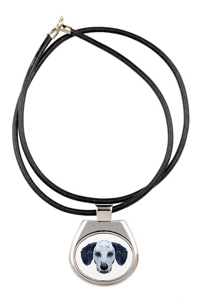 Art - Dog Colier Art-Dog Dalmatian cu design geometric de câine - Lungime 50 ...