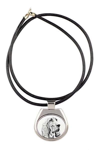 Art - Dog Colier Art-Dog Redbone Coonhound cu imprimeu de câine - Pandantiv f...