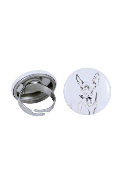 Art - Dog Art-Dog Inel Cirneco dell'Etna cu imagine de câine - Metal acoperit...