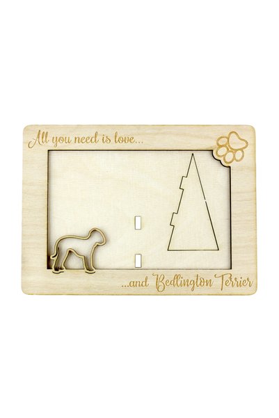 Art - Dog Art-Dog Bedlington Terrier - Ramă foto