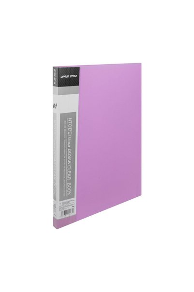 Office Style Dosar A4 cu 20 de Folii Transparente Lila, pentru organizare si ...