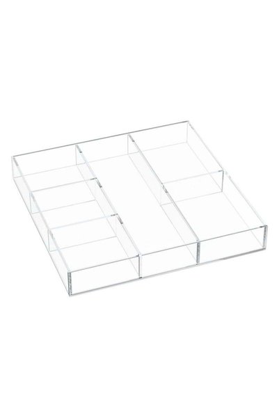 Generic TPGP Acrylic Drawer Organizer, 6 Section Clear Makeup Tray Organizer ...