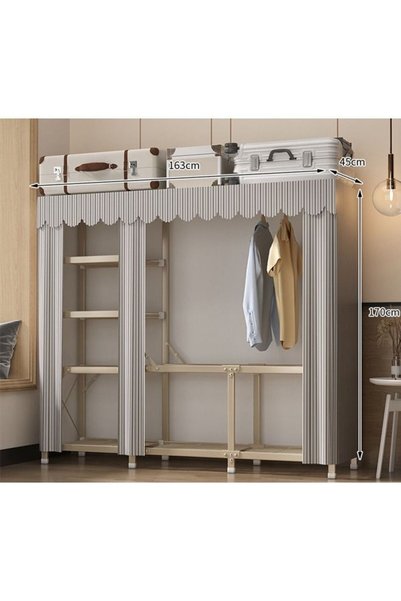 Generic NKX Foldable Closet Storage Organizer (ZEAC35B677A4BFE3152BDZ)