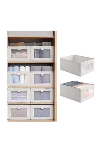 Generic DUNISO 2 Pack Wardrobe Clothes Organizers, Foldable Drawer with Mesh ...