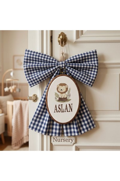 ALLGELSİN Nakışlı Bebek Hastane Odası Kapı Süsü Kişiye Özel Bebek Odası Kapı ...