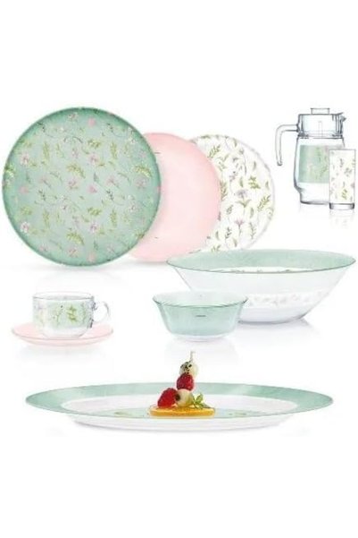 Luminarc SIMPLY BEATRICE 46PC DINNER SET