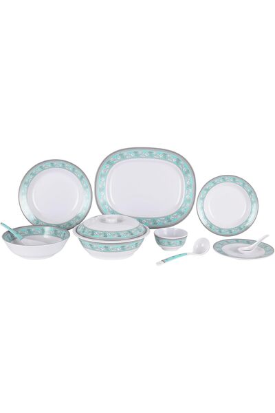 ROYALFORD 70pcs Melamineware Dinner Set RF12676 Includes Deep, Flat and Oval ...