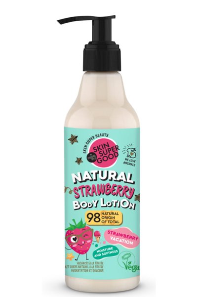 organic shop Natural Strawberry Body Lotion 250Ml