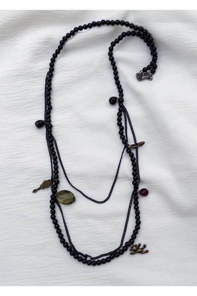MOONGLOW ACCESSORIES Colier lung din mărgele