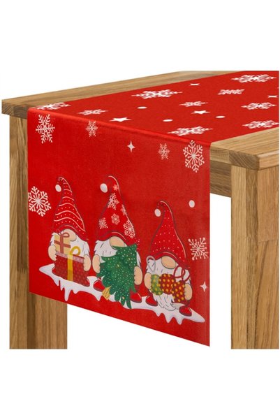 Ruhhy Decoratiune traversa fata de masa pentru Craciun, 180 x 40 cm