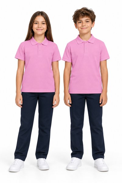 MelegimM Life 17510-26 Unisex Kids' Short-Sleeve Polo Shirt with Polo Collar ...