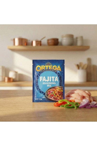 Ortega بهارات فاجيتا FAJITA SEASONING MIX - كرتونة 12 عبوة