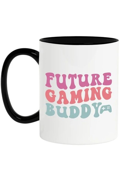 INOVATIX Cana cu un controller si textul "Future gaming buddy" - amic viitor ...