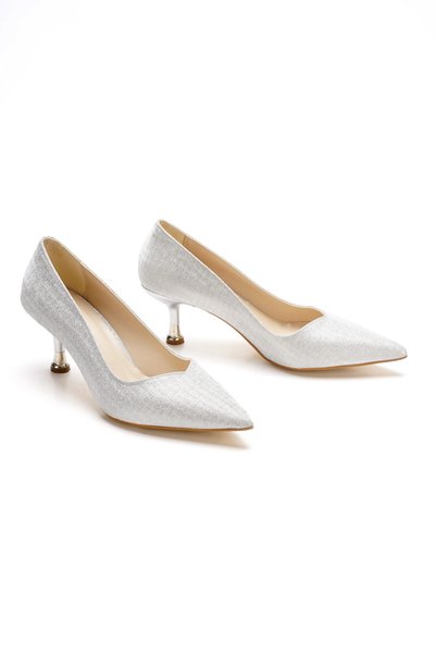MFT AYAKKABI Pantofi stiletto de seară pentru femei, cu vârf ascuțit și sclip...