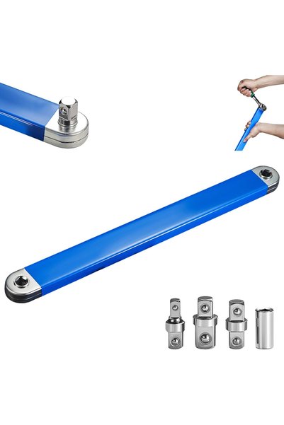 OEM Lergas Extension Bar, 39 cm, with 4 Adapters, 1/4”, 3/8”, 1/2”