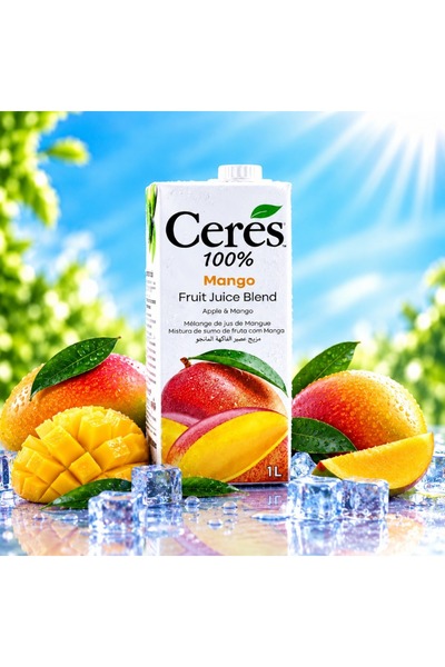 Ceres مزيج عصير الفاكهة المانجو MANGO JUICE - كرتونة 12 عبوة