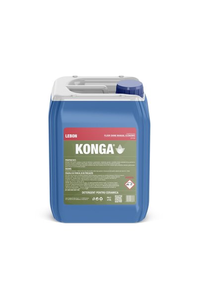 Konga Detergent de podele 10L, parfum portocală, uz profesional - 200ml produ...