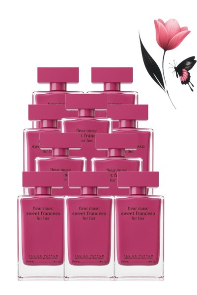 sweet franceso 10 قطع عطر Fleur Musc For Her 100 مل