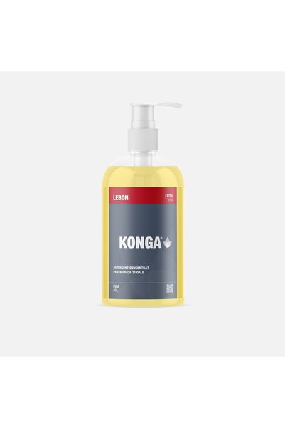 Konga Detergent extra profesional pentru vase și oale cu pompă 1000ml, formul...