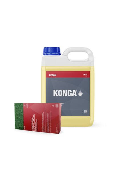 Konga Set de curățare vase: Detergent extra pentru vase și oale, profesional,...