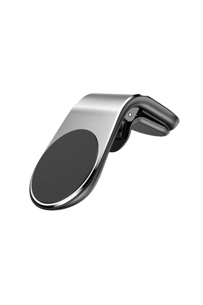 LUXER Magnetic Car Phone Holder, Universal, Silver