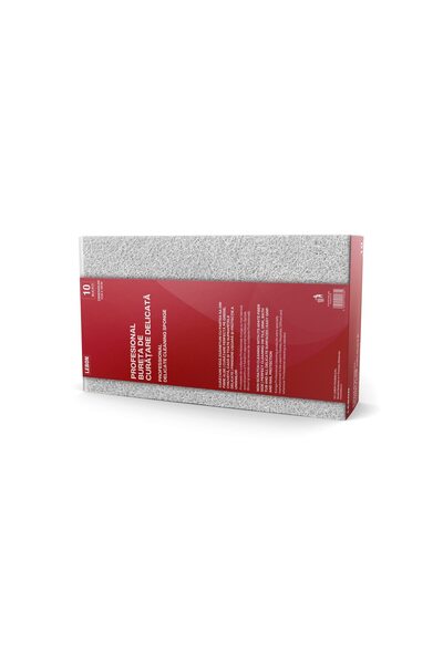 Konga Set - 10 x Bureți de curățare delicati 7x14cm, Ideali pentru gresie, ch...