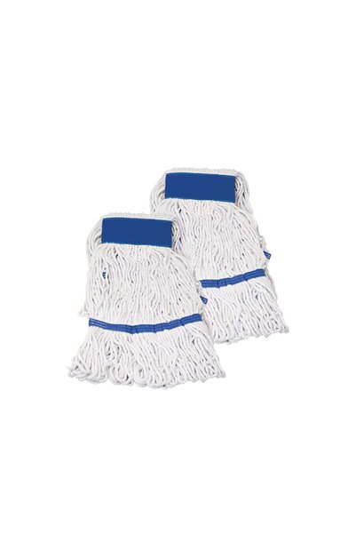 Konga Set - 2 x Kentucky Mop, cu dungi albastre, 400gr, Uz profesional
