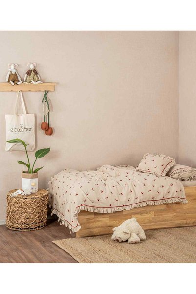 Other Cruze Organic Cotton Premium Baby Bedding - Beige - 100X150