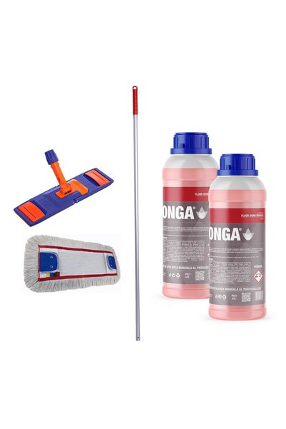 Konga Set complet de curățare a podelelor: 2x Detergent concentrat profesiona...