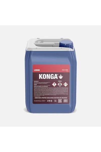 Konga Detergent parfumat puternic Toilet Forte 10L pentru fose septice și toa...