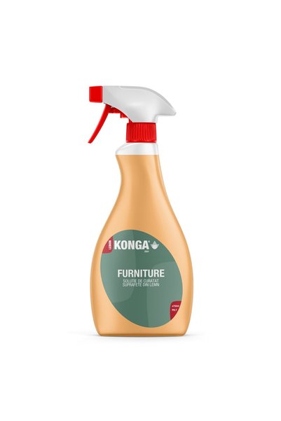 Konga Detergent pentru mobilă 750ml cu pulverizator - Formulă antistatică ava...