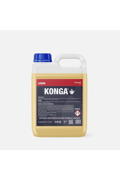 Konga Detergent profesional pentru mașina de spălat vase 5L, Concentrat econo...