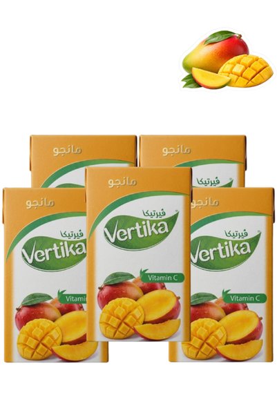 vertika 5 قطع من مانجو فيتامين سي 6 أظرف