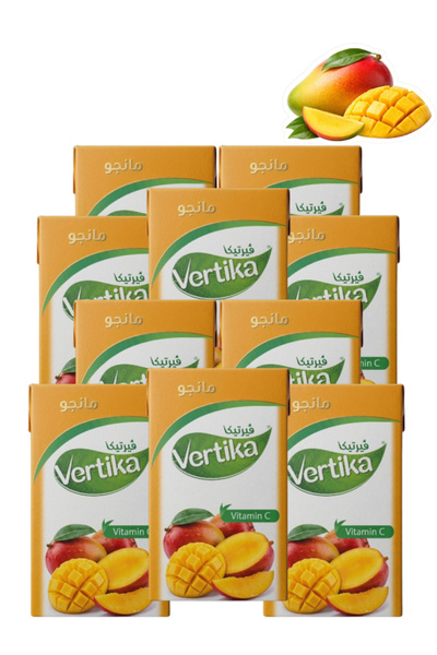 vertika 10 قطع من مانجو فيتامين سي 6 أظرف