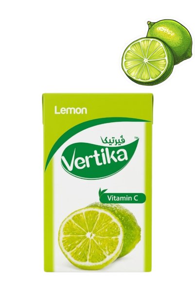 vertika فيتامين سي من الليمون 6 أظرف