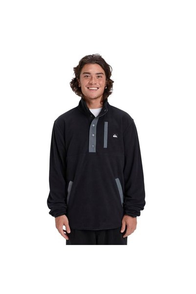 Quiksilver EQYPF03072-NO DESTINATION HS Siyah Dik Yaka Normal Desenli Erkek P...