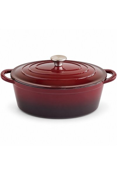 SCHMITTER Oval saucepan with lid Schmitter, enameled cast iron, 33 x 25 x 13....