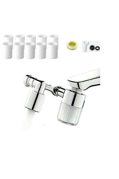 GENERAL UMia Faucet Water Filter,Bathroom Sink Filter,1080° Rotatable 2-Mode ...