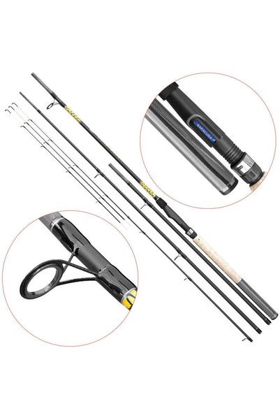 Baracuda Lanseta fibra de carbon Dual Feeder 10-12 ft.
