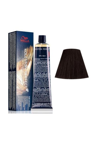 Wella Koleston Perfect Me+ Pure Naturals Vopsea de păr permanentă 4/07 60 ml