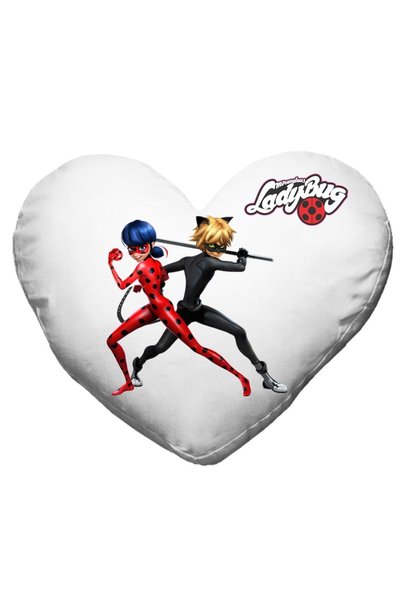 LITTLE DARKS ART Perna personalizata miraculous ladybug cat noir, Poliester, ...